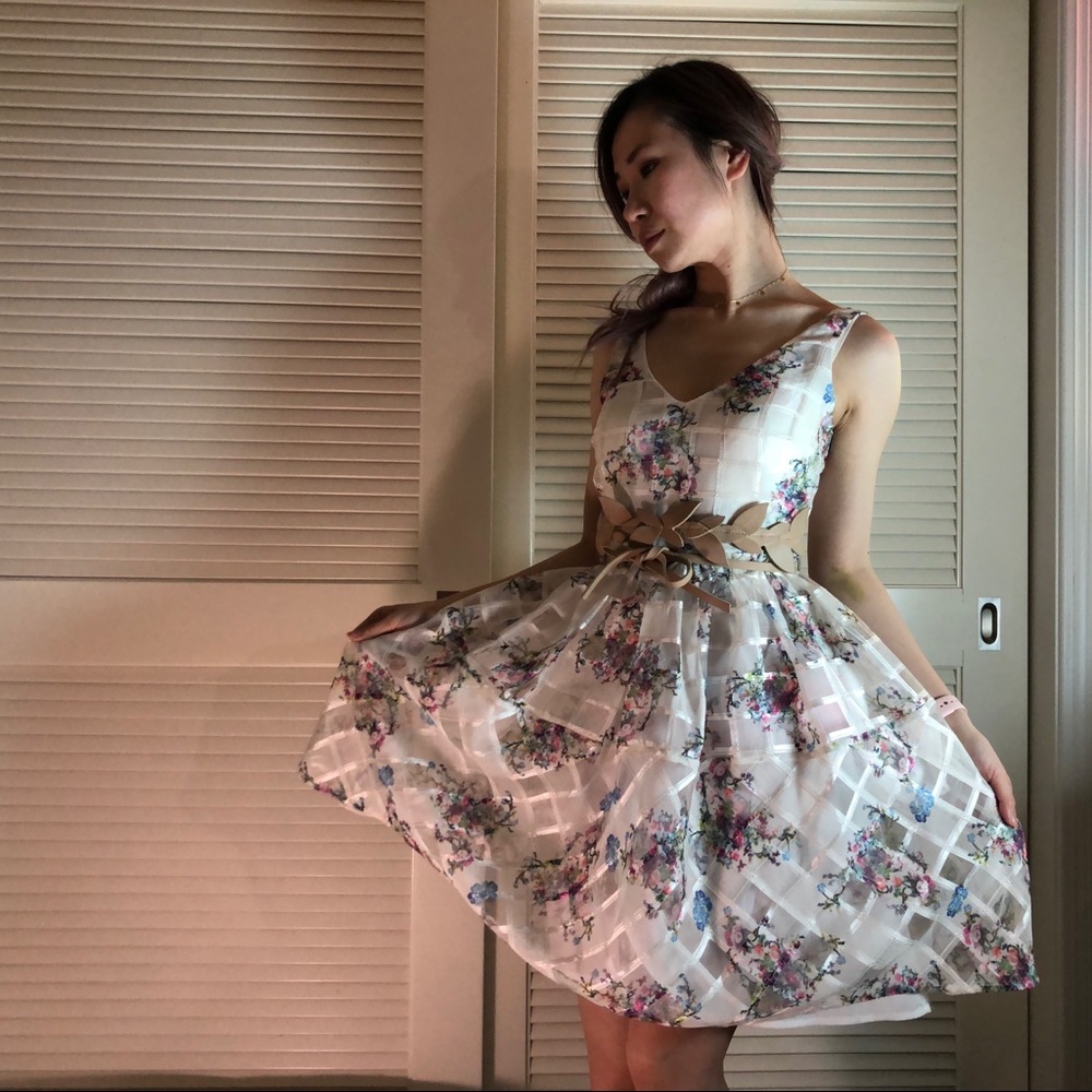Maeve windowpane dress